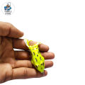 1pcs Soft Frog Fishing Lures Double Hooks 5cm 8g Top Water Ray Frog Artificial Minnow Crank Soft Bait Fishing Tackle Color Yellow. 