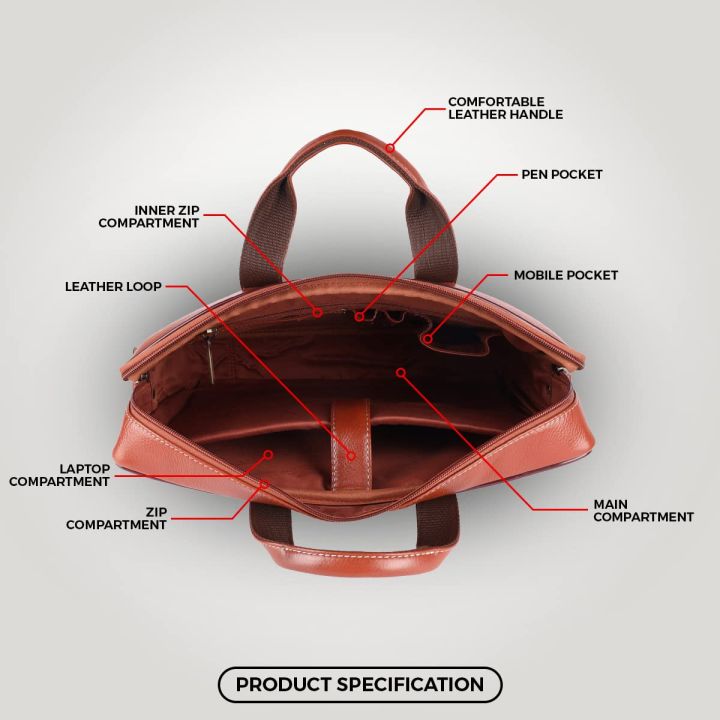 Hammonds%20Flycatcher%20Genuine%20Leather%20Bag%20For%2013%20inch%20Laptop%20-%20Image%206