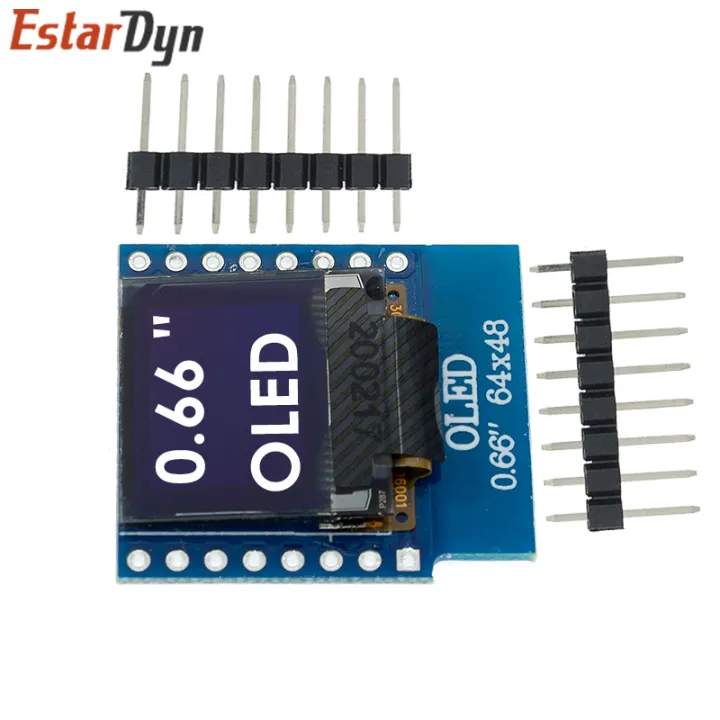 0.66%20inch%20OLED%20LED%20LCD%20Dispaly%20Shield%20Compatible%20for%20WEMOS%20D1%20MINI%20ESP32%2064X48%200.66%20inch%20Display%200.66%20oled%20module%20IIC%20I2C%20-%20Image%205