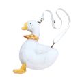New Cartoon Big White Goose Crossbody Bag High-capacity Soft Single Shoulder Bag Duck Shape Cute Doll Bags Girl. 