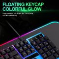 CADEVE 9122 Rainbow Backlit Waterproof Multimedia Mechanical Gaming Keyboard And Mouse. 