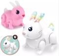 KidsSansar - Electronic Jumping Rabbit Sound Light Simulation Bunny Model Funny Children Toy with Sounds & Movement. 