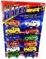 Pack Of 12 Cars Multicolored Wild Wade Racer Car Set For Kids. 