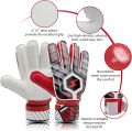 Soccer Goalie Gloves Kids Youth Adult, Goalkeeper Gloves Strong Grip with Fingersave and Double Wrist Protection, Fit Match Training. 