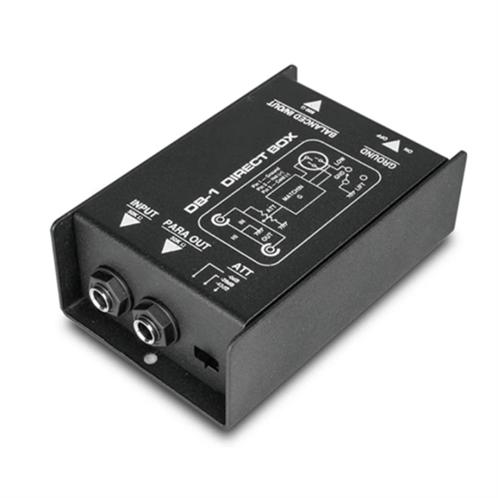 Single Channel Passive DI-Box Direct Injection Box Balanced & Unbalance ...
