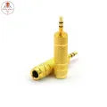 Stereo Audio Jack Adapter 6.3mm Female to 3.5mm Male for Headphones. 