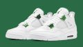 Jordan 4 With Logo Mettalic High Top Sneakers Shoes For Men By Sneakers Point. 