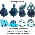 New with Non-Slip Base Yoga Sea Turtle Figurines Zen Ocean Theme Charm Resin Meditation Desk Statue Decor Table Shelf Sculptures Gifts for Women Turtle Lovers. 