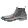Dark Brown Leather Chelsea Boot For Men. 