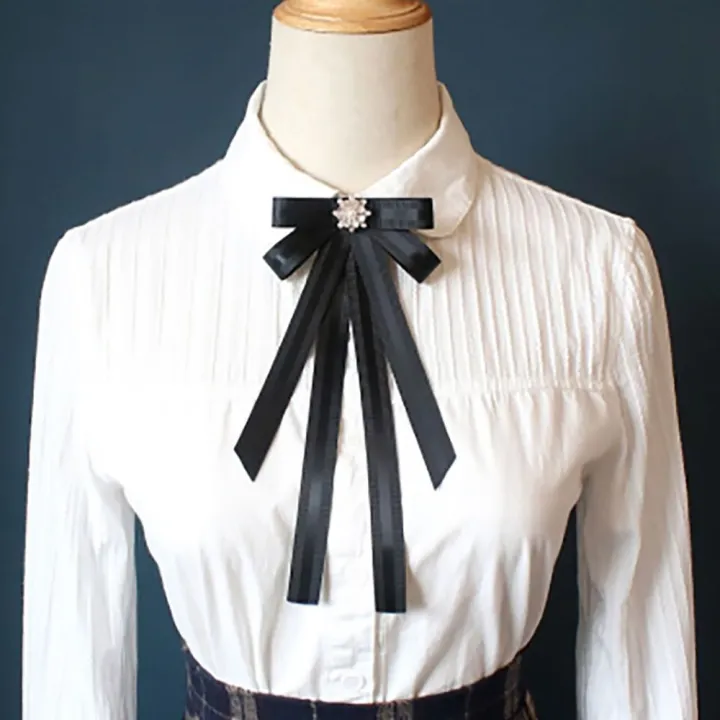 Fashion%20Polyester%20Ribbon%20Bowknot%20Brooch%20Pin%20Black%20Vintage%20Collar%20Pretied%20Necktie%20Clip%20Crystal%20Rhinestones%20Jewelry%20Bowtie%20Women%20-%20Image%208