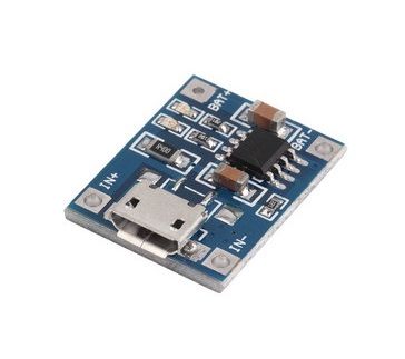TP4056 1S Li-Ion Lithium Battery Charging Module – Micro B USB BMS