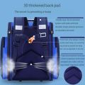School Bag Boys And Girls  Grade 1-3 Children's School Bag Korean Version of Ultralight  Bag Light Weight and Water Proof School Bag. 