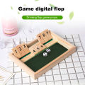 Aomeidaju Wooden Board Game Practical Ability Shut The Box Dice Game. 