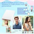 Huawei Portable Photo Printer, Ar Printer 300Dpi Cv80 Portable Photo Mini Pocket With Diy Share 500Mah Bluetooth 4.1 Picture Printer Pocket Printer. 