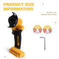 Mini Angle Grinder 3 Inch Cordless Polishing Machine Cutting Grinder+2 Cutting Disc Tool for 18V 20V Battery. 