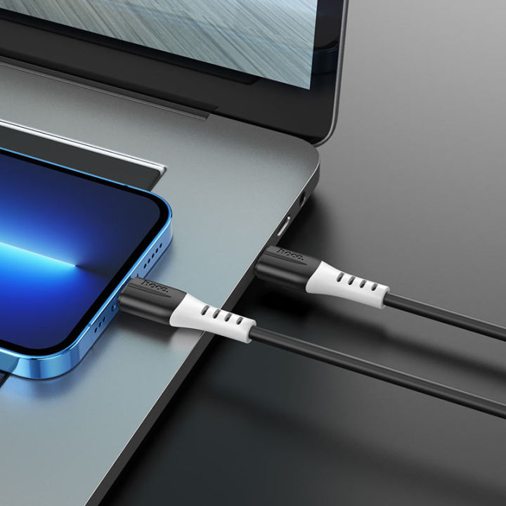 Hoco%20X82%20Silicone%20Anti%20Bending%203A%201M%20Type%20C%20PD%20to%20Lightning%20Cable%20For%20iP%20X,%2011,%2012,%2013,%2014,%20Pro%20and%20Max%20Series%2020%20Watt%20Charger%20-%20Image%203