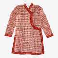 Red Color Traditional Groom Daura Surwal  Set For Men. 