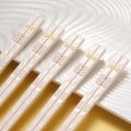 5 pairs Portable Non-Slip Chinese Chopsticks Set Reusable Plastic Sushi Chopsticks Japanese Carved Dining Chopsticks Restaurant. 