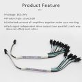 Mini Addressable LED Signal Amplifier 3pin DC5-24V LED Strip String Module TTL Pixel Power Amplifier for WS2811 WS2812B SK6812. 