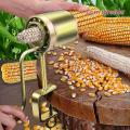Portable Corn Thresher Manual Circular Corn Stripper Machine Creative Durable Metal Scrapper Peeler maize sheller. 