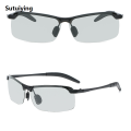 Sutuiying Classic Mens Polarized Sunglasses Photochromic Driving Male Change 2025 Color Gradient Sun Glasses Day Night Vision Driver's Eyewear. 