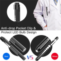 Rechargeable Pen Lights with Pupil Gauge & Ruler for Nurses Doctors, Echargeable, 2Pcs. 