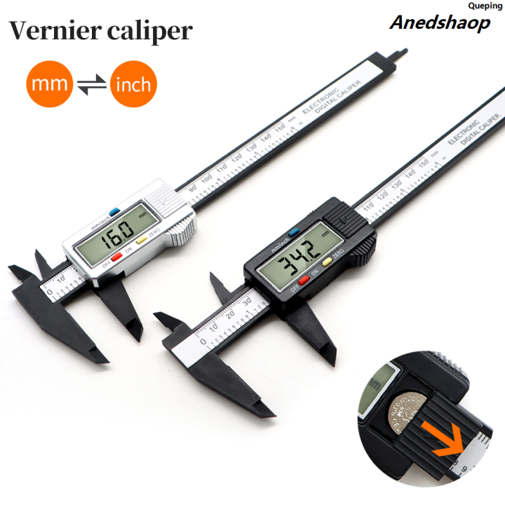QuepingFifty percent discount Digital Caliper 6 Inch Electronic Vernier ...
