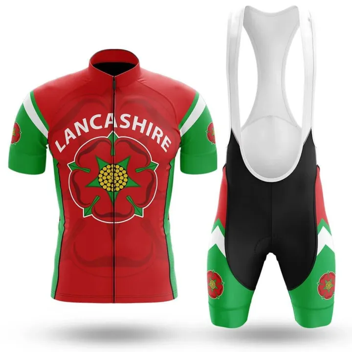 Lancashire%20Cycling%20Jersey%20Set%20Cycling%20Clothing%20Men's%20Road%20Bike%20Shirts%20Suit%20Bicycle%20Bib%20Shorts%20-%20Image%202