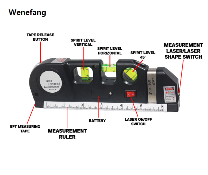 Wenefang%204%20IN%201%20FIXIT%20LEVEL%20PRO%203%20LASER%20LEVEL%20Multifunctional%20Measurement%202025%20New%20Tools%20(Tape%20Measure,Laser,Spirit%20Level)%20Addon%20Tripod%20-%20Image%204