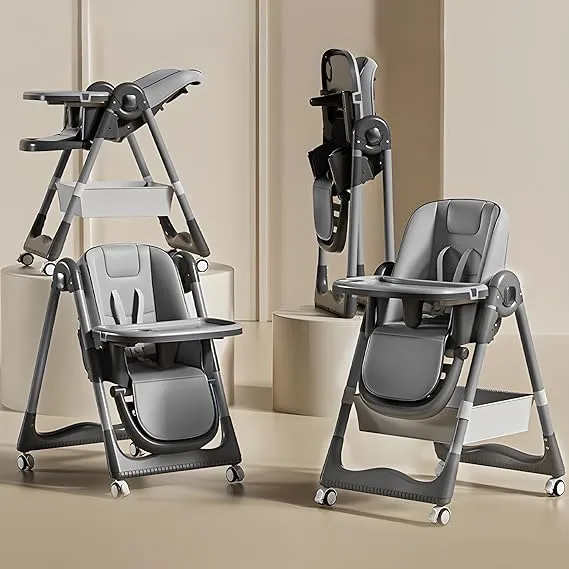 Premium Foldable Baby Dining Chair with Adjustable Height – Compact and ...
