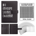 100 Envelope Challenge Binder, A5 Money Saving Budget Binder - Save 5,050 with the Money Saving Challenge Yellow Easy Install. 