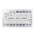 ZOROOM 1000Pcs Stainless Steel Eyeglasses Watch Repair Screw Replacement Kit Set Tiny Screws Nut Assortment Repair Tool Kit Set. 