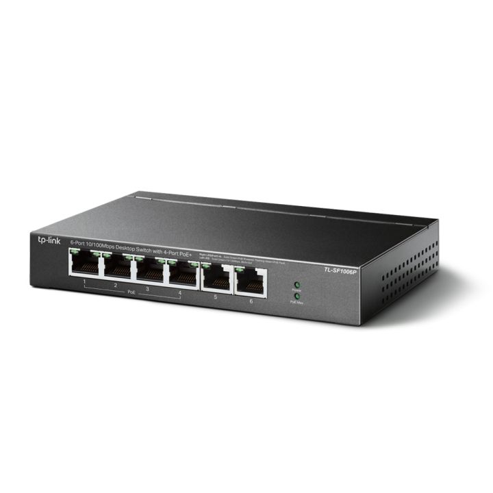 POE%20Switch%20TP-Link%206-Port%2010/100Mbps%20Desktop%20Switch%20With%204-Port%20PoE+%20%20TL-SF1006P%20%20Black%20-%20Image%204