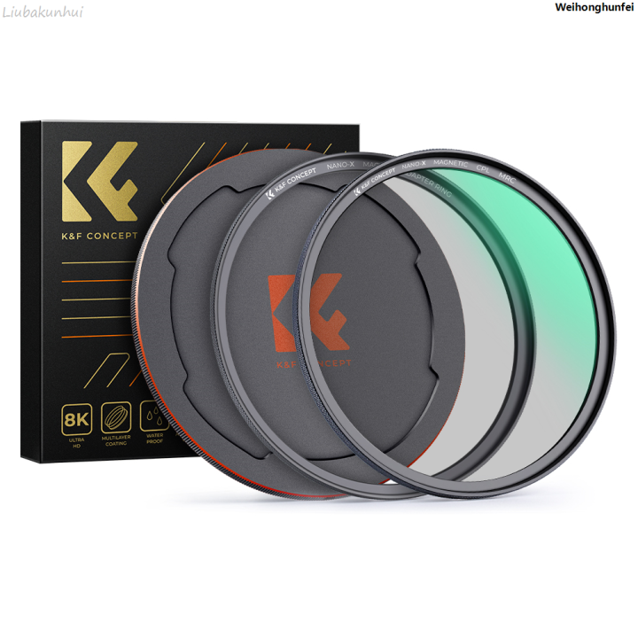 WeihonghunfeiNew models on sale K F Concept 58mm 62mm 67mm 77mm 82mm Nano-X Magnetic HD CPL Camera Filter with Lens Cap Circular Polarizing Multi-Layer Coatings Fifty percent discount