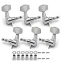 Professional Metal Guitar String Tuning Pegs Totally Closed Machine Head Knob Guitar Tuner 3L3R Configuration String Tuners Acoustic Guitar. 