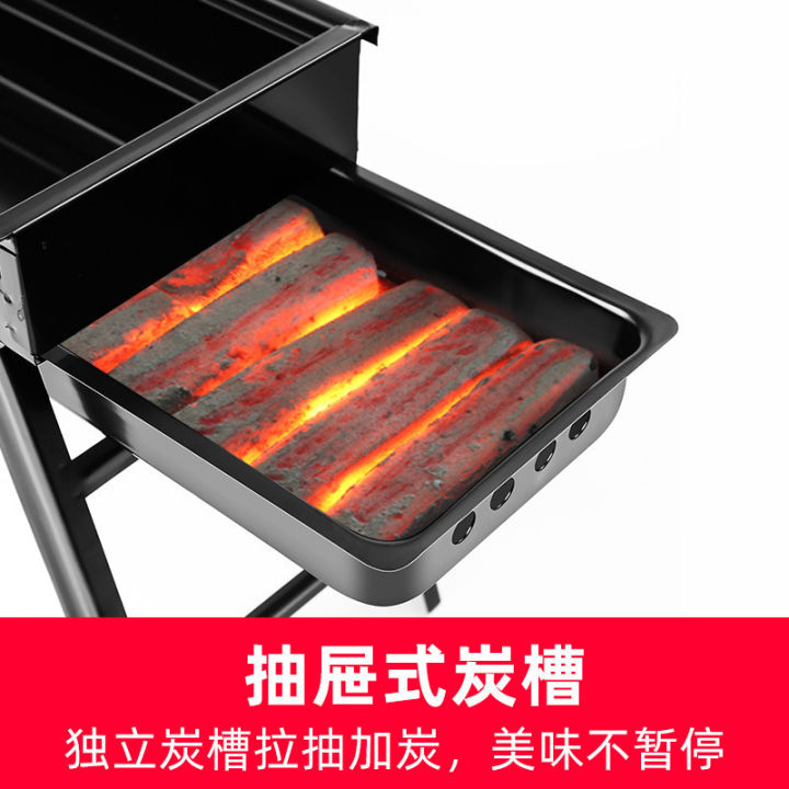 BBQ Grill Outdoor BBQ Stove Home BBQ Grill Foldable Portable Simple BBQ Rack Camping Dropshipping