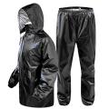 Men's Bike/Scooter Water Proof Solid Rain Coat with Bag. 