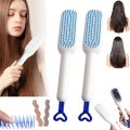 Self-Cleaning Hair Comb, Anti-Slip Hair Comb, Self Cleaning Massage Hair Brush - Easy Cleaning Hair Brush. 