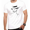 Binay Embroidery Anime Printed T-Shirt For Men (One Piece) - Black And White | Multisize | Fashion | T-Shirt For Men. 