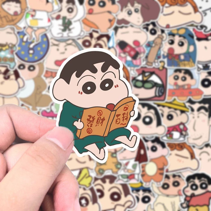 50/100Pcs%20Cartoon%20Anime%20Crayon%20Shin%20Chan%20Stickers%20For%20Car%20Laptop%20Phone%20Mystic%20-%20Image%203