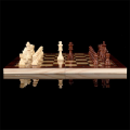 Wenefang Sutuiying New 3 in 1 Wooden Checkers Backgammon Chess Set, Board 【2025 Version】 Party Travel Games With Portable Folding Chessboard. 