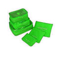 Travel Storage Printed Clothes Packing Cubes Space Savers Bags Cosmetics/Underwear/ Socks/Shoes Organizer Pouch Pack of 6. 