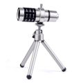 Universal 12X Metal Ultra HD Zoom Telescope Camera Lens for All Smartphones (Multicolor). 