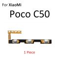 Switch Power ON OFF Button Flex Cable For XiaoMi Poco C31 C40 C50 C51 C55 F4 F5 M4 M5 M5S X4 GT X5 Pro Mute Silence Volume Key Repair Parts. 