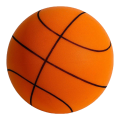 Quiet Basketball Indoor Uncoated High-Density Foam Ball Soft,Flexible,,Easy to Grip Orange. 