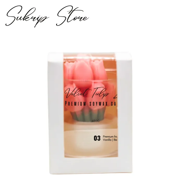 Velvet Tulip Love – Premium Jar Candle 400g | Sukrip Store | Long ...