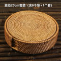 Vietnamese Rattan Coaster Woven Bamboo Heat Insulation Mat Straw Woven Placemat Table Mat Pot Mat Tea Cup Plate Mat Bowl Mat Western Dining Mat. 