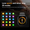 HW68 Mini Smart Watch for Men Women 1.75 Inch Screen Bluetooth Calling Function | Wireless Charging | IP67 | Health Monitoring | Long Standby SmartWatche with NFC Access Control Card. 