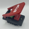 fasdaga 2X 110V/220V Dual Voltage Paddle Switch, 3HP At 230 Volts, Large Knee Paddle for Power Tools Fast Power Off. 