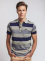 "Men's Dual-Tone Split T-Shirt with Half Sleeves and Chest Pocket - Casual Comfort". 